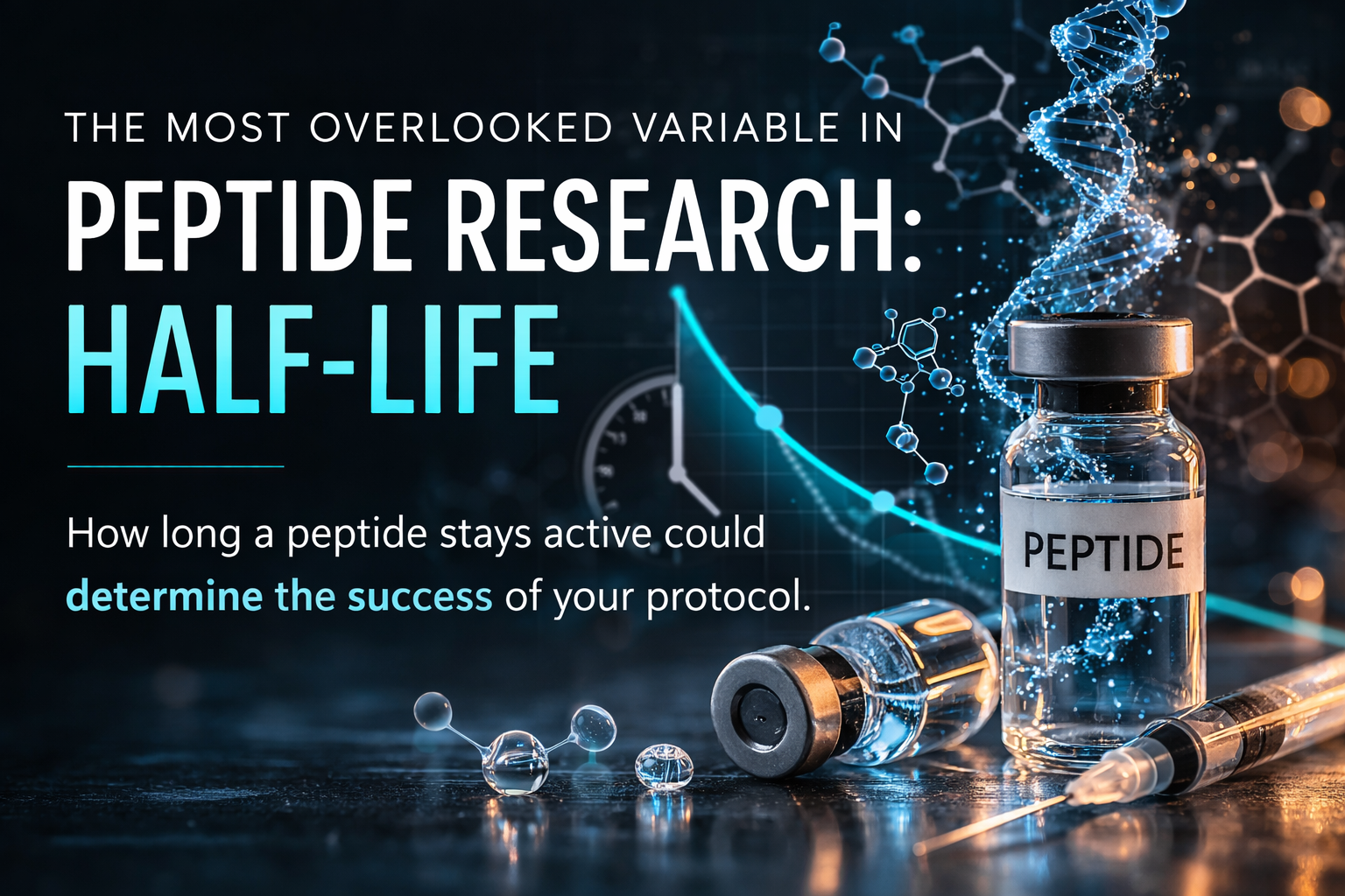 The Most Overlooked Variable in Peptide Research: Half-Life